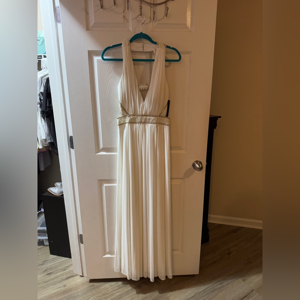 Cachet White Dress